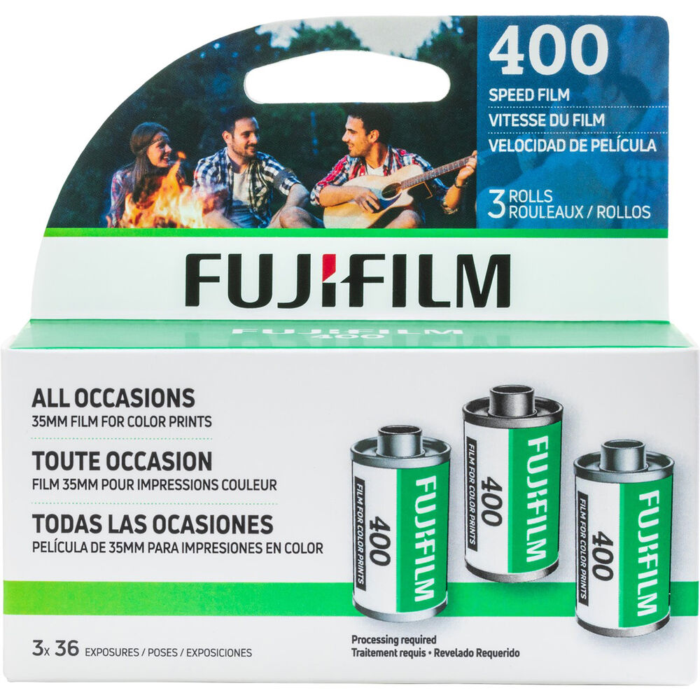 FUJIFILM 400 Color Negative Film 36 Exposure - 3 Pack Questions & Answers